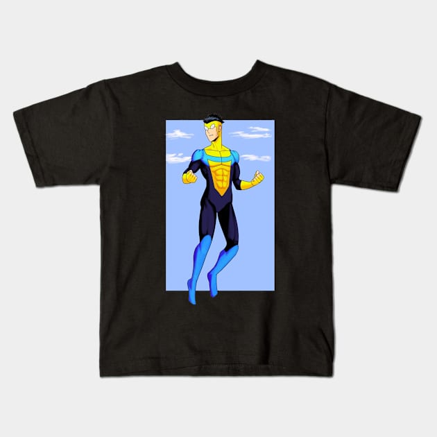 invincible Kids T-Shirt by super villain